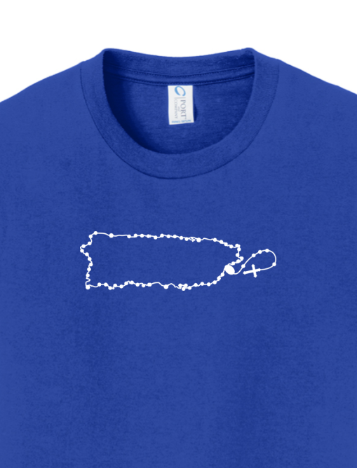 Puerto Rico Catholic Rosary Youth T-shirt