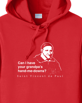 Grandpa's Hand-me-downs - St. Vincent de Paul Hoodie Sweatshirt