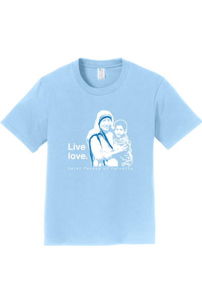 Live Love - St. Teresa of Calcutta Youth T-Shirt