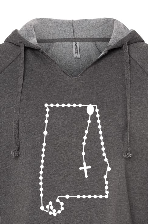 Alabama Catholic Rosary Drop Hoodie