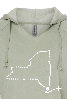 New York Catholic Rosary Drop Hoodie