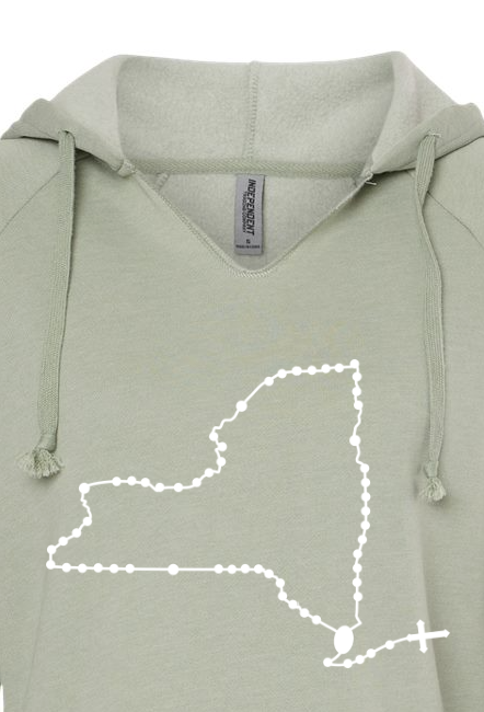 New York Catholic Rosary Drop Hoodie