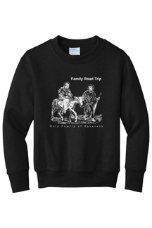Family Road Trip - Holy Family - Youth Crewneck Sweatshirt