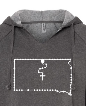 South Dakota Catholic Rosary Drop Hoodie
