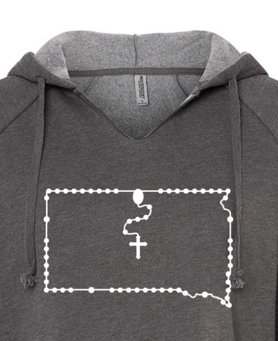 South Dakota Catholic Rosary Drop Hoodie