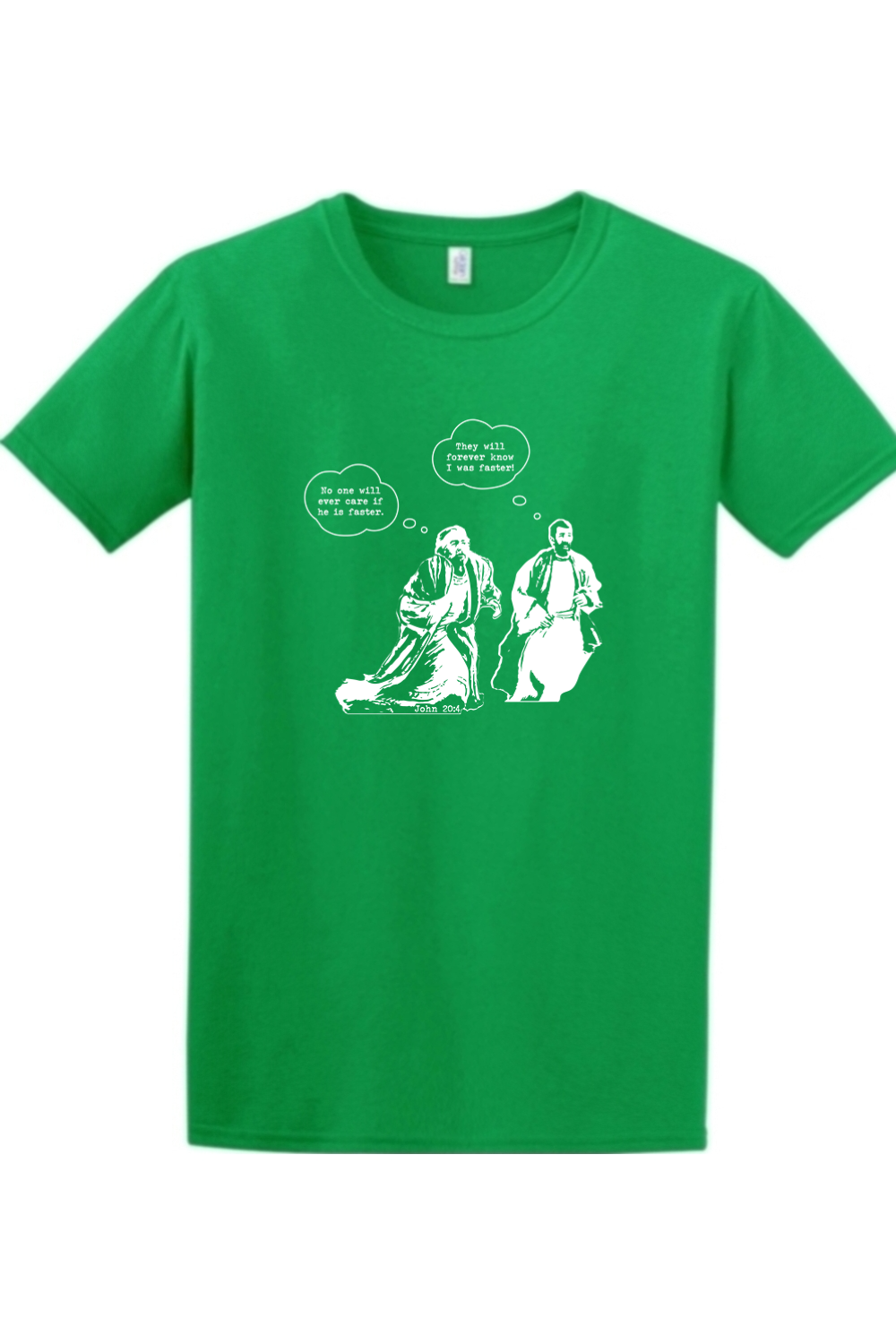 John Runs - John 20:4 T-Shirt