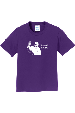 Spread the Joy - Pope Francis T-Shirt - youth