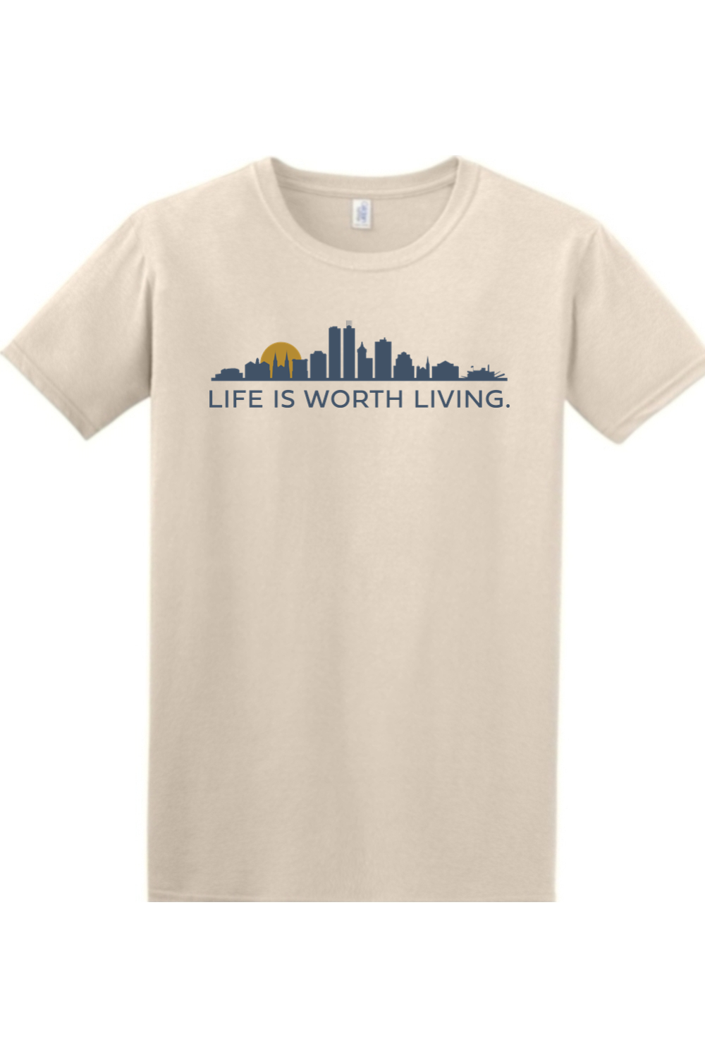Beatification of Fulton Sheen - Peoria Skyline Adult T-Shirt