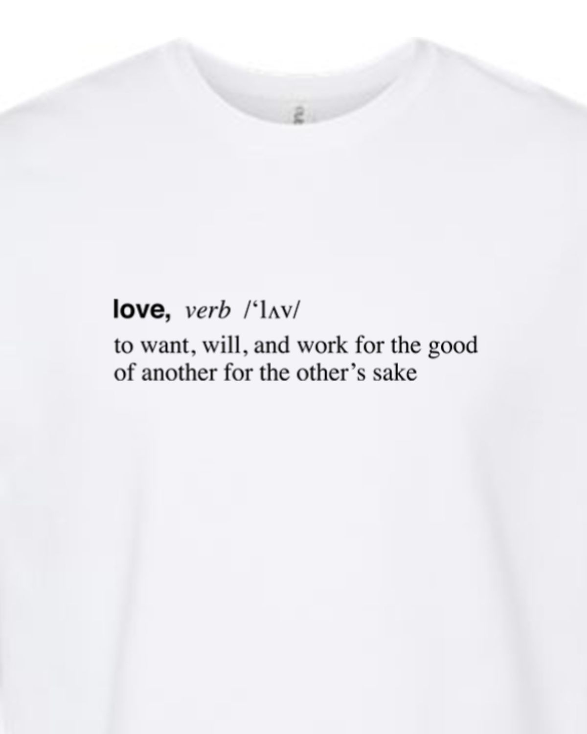 Love is a Verb - Crewneck Sweatshirt