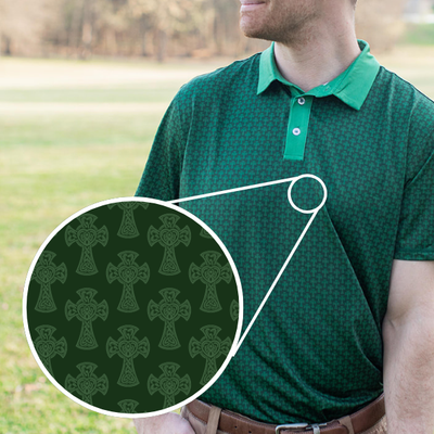 St. Patrick High Cross Catholic Men's Performance Polo