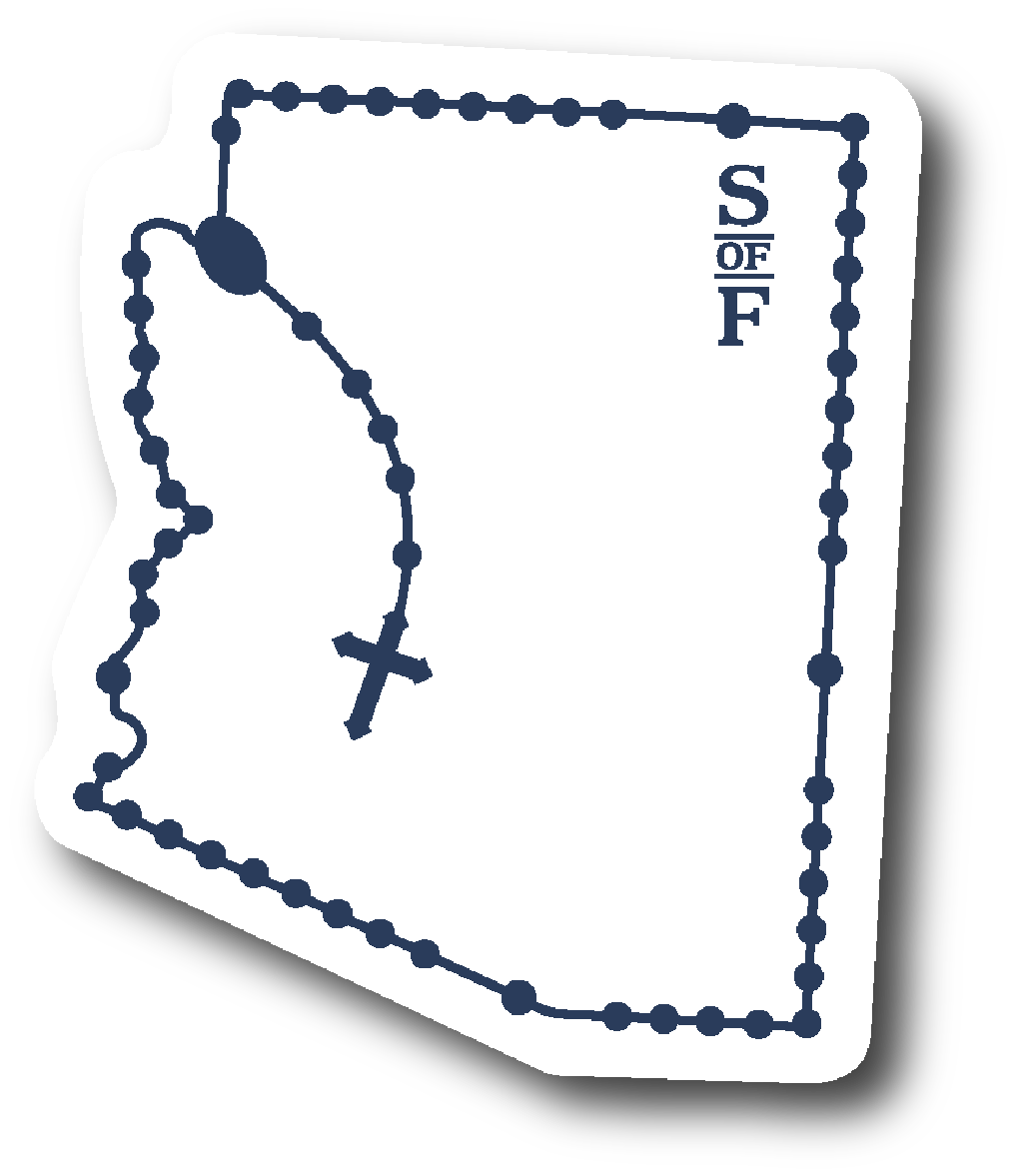 Arizona Catholic Rosary Sticker