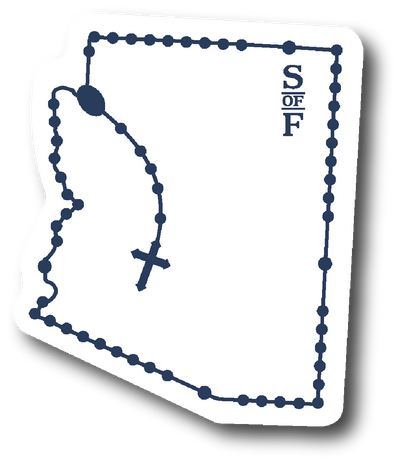 Arizona Catholic Rosary Sticker