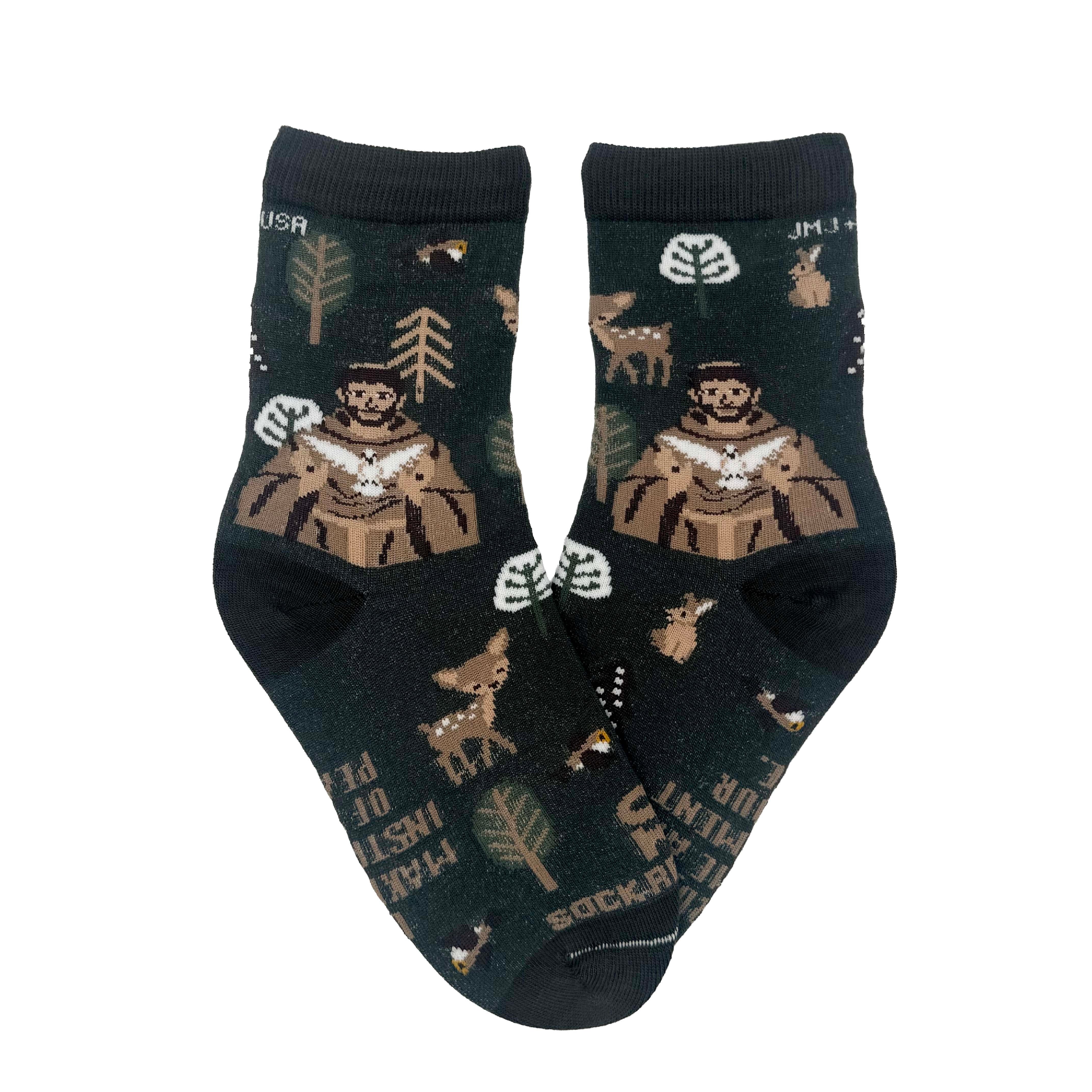 St. Francis of Assisi Kids Socks