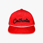 Catholic Retro Corduroy Hat