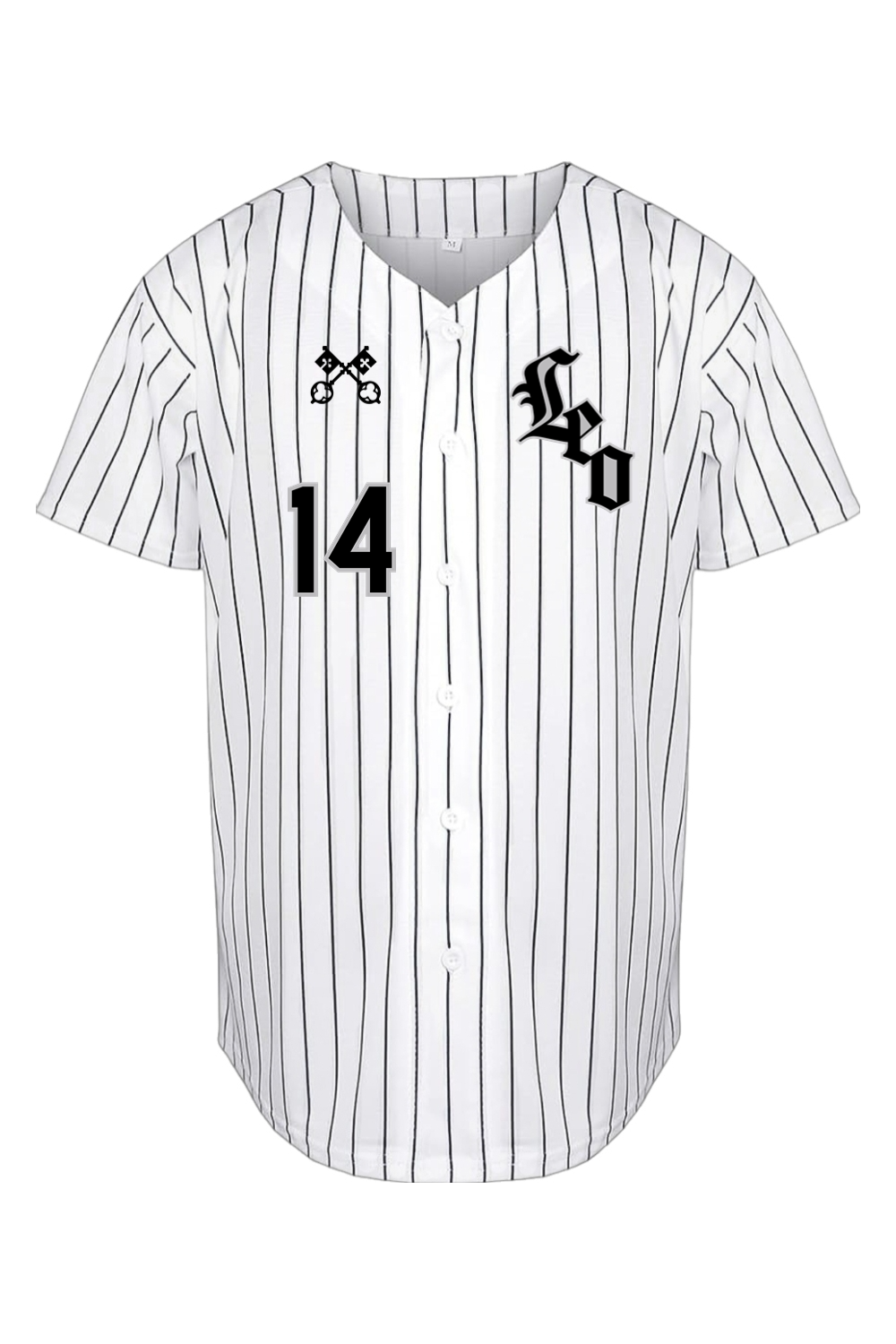 Pope Leo XIV Pinstripe Full Button Baseball Jersey