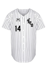 Pope Leo XIV Pinstripe Full Button Baseball Jersey