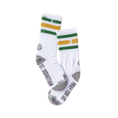 St. Sebastian - Patron of Athletes Adult Socks