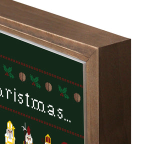 It's Christmas Let's Get Cracking 11.25x11.25 Framed Wood Block | Catholic Gifts & Decor-6