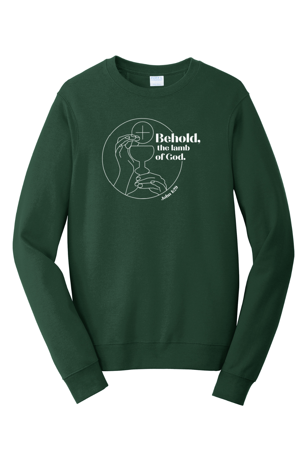 Behold the Lamb of God - John 1:29 - Crewneck Sweatshirt