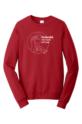 Behold the Lamb of God - John 1:29 - Crewneck Sweatshirt