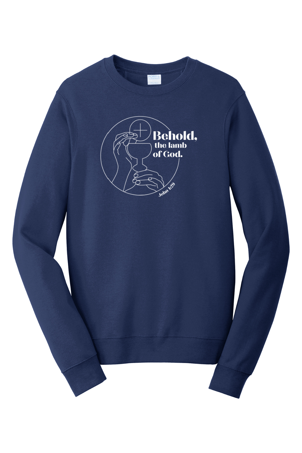 Behold the Lamb of God - John 1:29 - Crewneck Sweatshirt