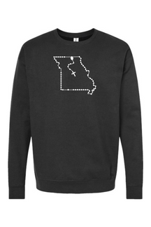 Missouri Catholic Rosary Crewneck Sweatshirt