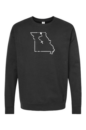 Missouri Catholic Rosary Crewneck Sweatshirt