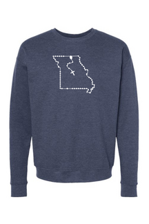 Missouri Catholic Rosary Crewneck Sweatshirt