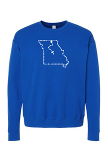 Missouri Catholic Rosary Crewneck Sweatshirt