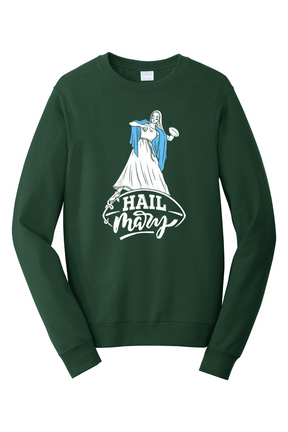 Hail Mary - Catholic Football - Crewneck Sweatshirt