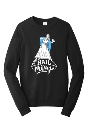 Hail Mary - Catholic Football - Crewneck Sweatshirt