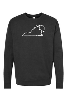 Virginia Catholic Rosary Crewneck Sweatshirt