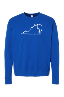 Virginia Catholic Rosary Crewneck Sweatshirt