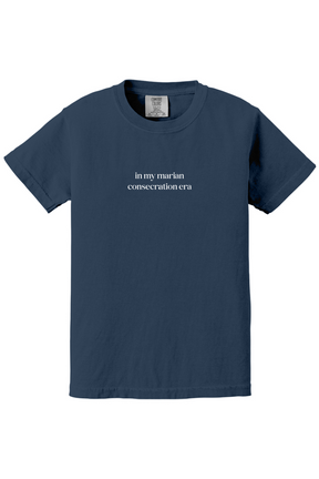 In My Marian Consecration Era Youth T-shirt - Comfort Colors