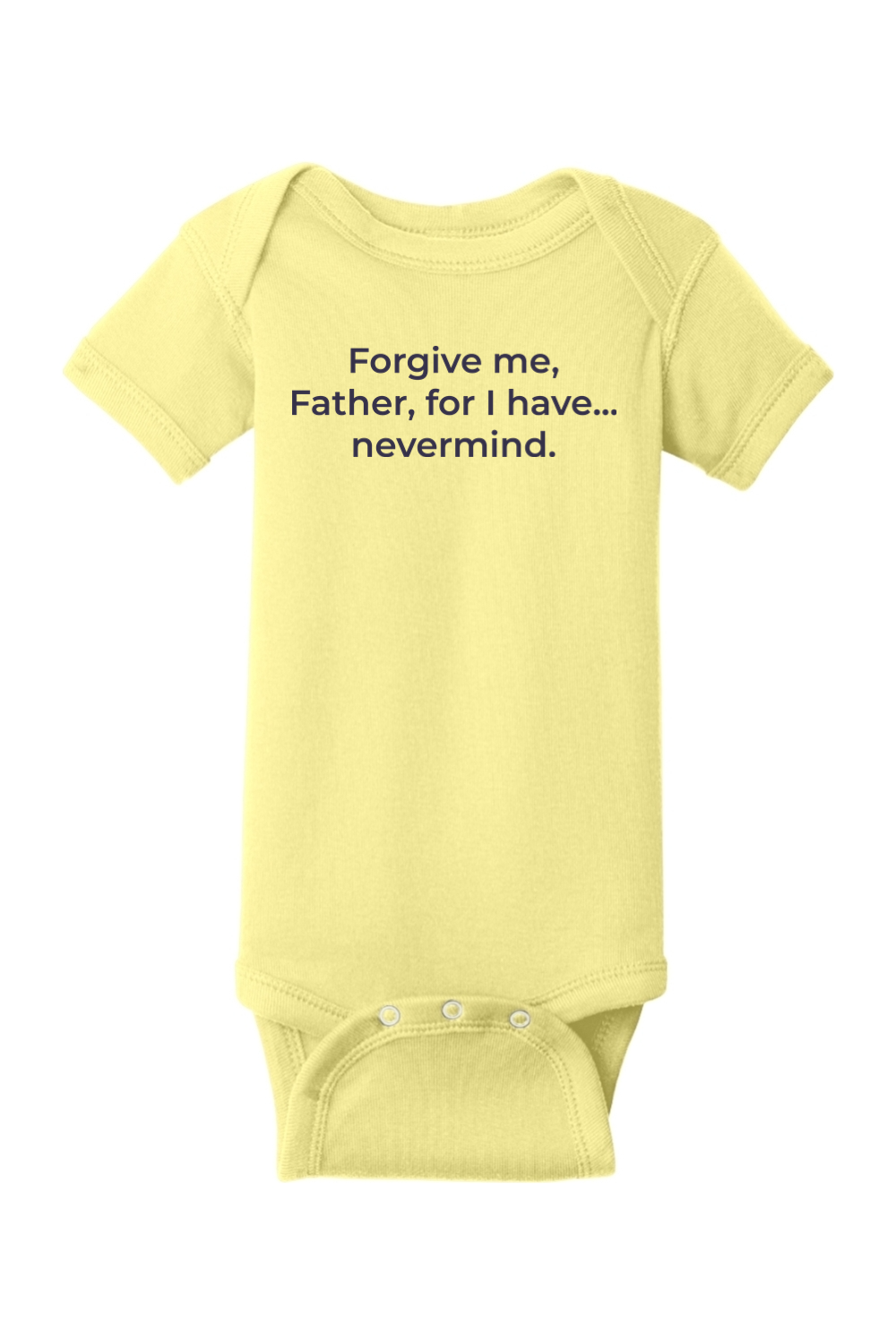 Forgive Me Father Onesie