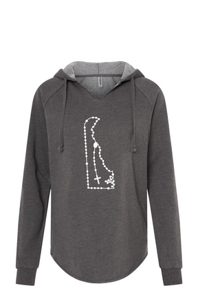 Delaware Catholic Rosary Drop Hoodie