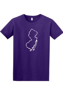 New Jersey Catholic Rosary Adult T-shirt