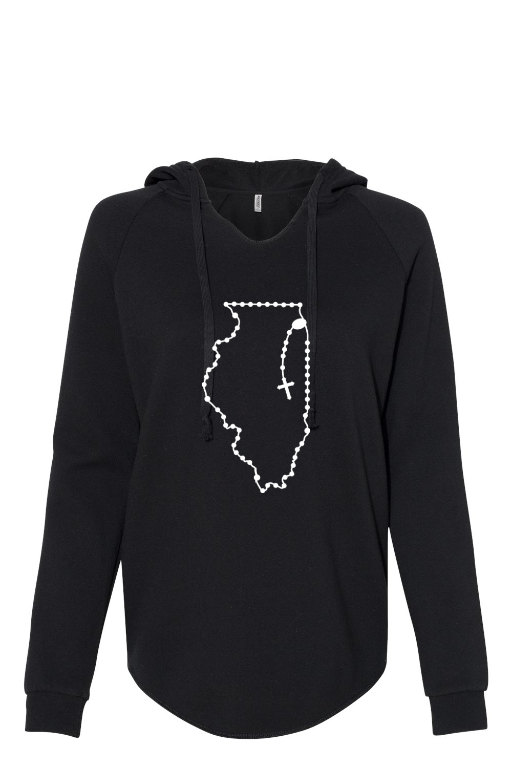 Illinois Catholic Rosary Drop Hoodie