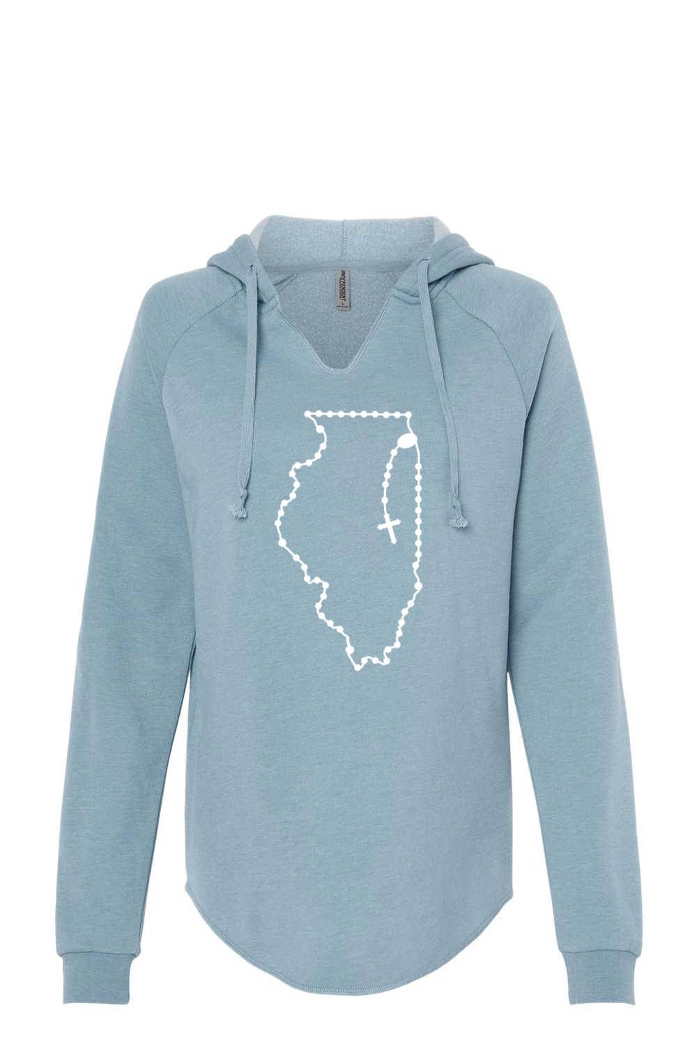 Illinois Catholic Rosary Drop Hoodie