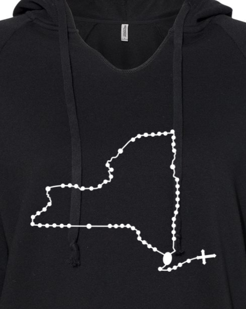 New York Catholic Rosary Drop Hoodie