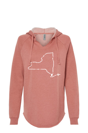 New York Catholic Rosary Drop Hoodie