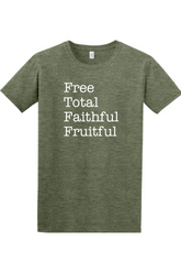 Free Total Faithful Fruitful - Theology of the Body Adult T-shirt