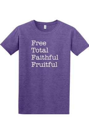 Free Total Faithful Fruitful - Theology of the Body Adult T-shirt