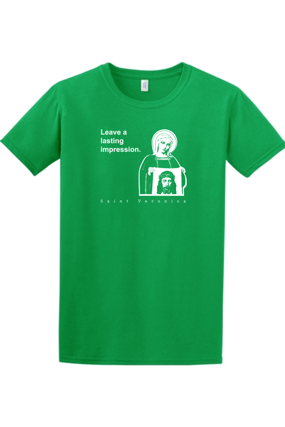 Leave a Lasting Impression - St Veronica Adult T-shirt