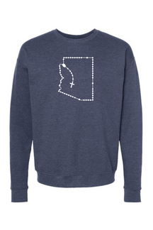 Arizona Catholic Rosary Crewneck Sweatshirt