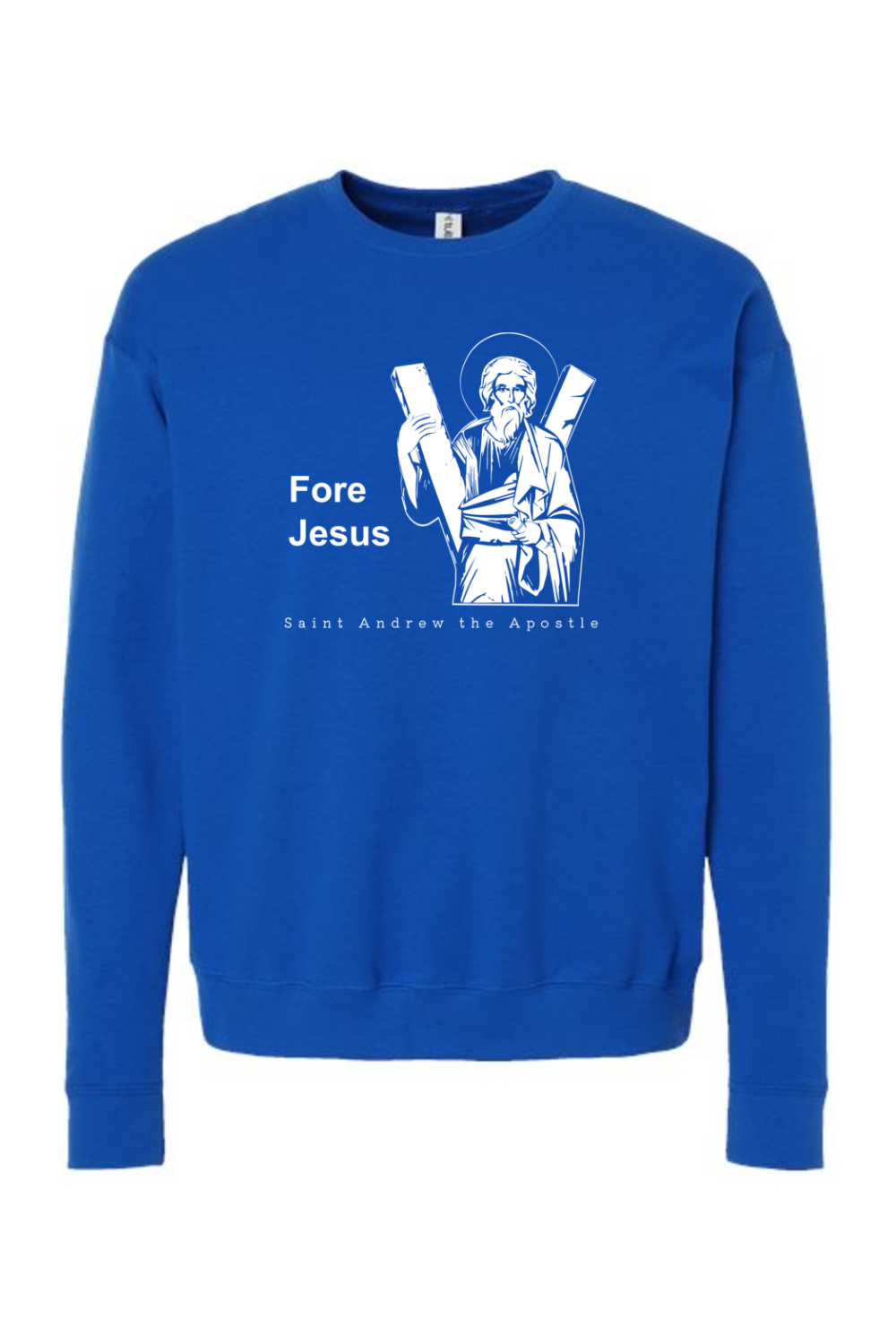 Fore Jesus - St. Andrew the Apostle Crewneck Sweatshirt