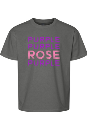 Purple Purple Rose Purple - Advent Youth T-Shirt