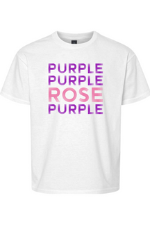 Purple Purple Rose Purple - Advent Youth T-Shirt