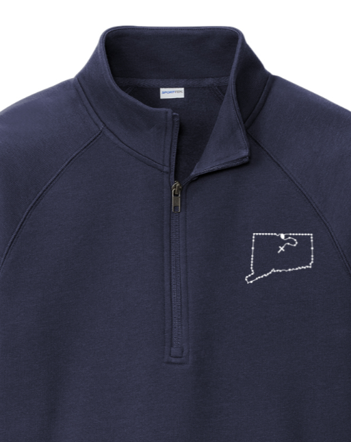 Connecticut Catholic Rosary Quarter Zip Sweatshirt