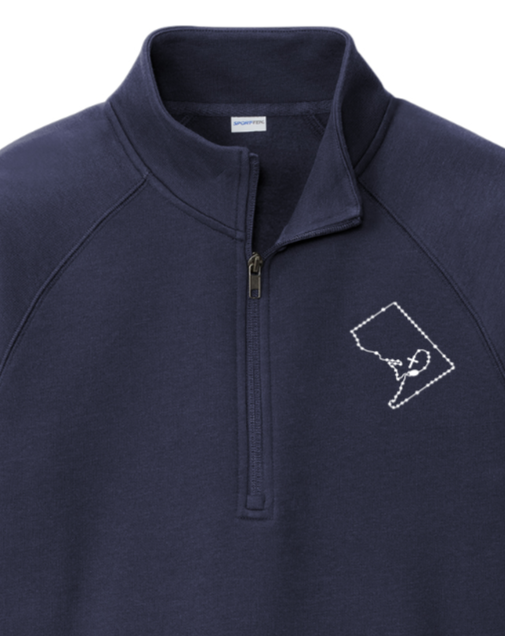 Washington D.C. Catholic Rosary Quarter Zip Sweatshirt